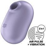 SATISFYER PRO TO GO 2 – dvigubas stimuliatorius (violetinė)