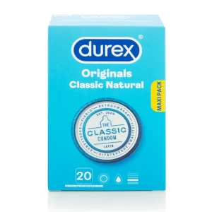 Durex Originals Classic Natural 20 vnt.