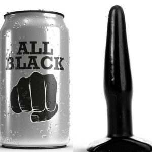 ALL BLACK juodas analinis kaištis, 11 cm