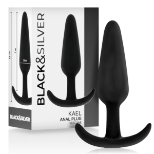 BLACK&SILVER Kael silikoninis analinis kaištis