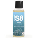 Stimul8 S8 Refresh masažo aliejus, 125 ml