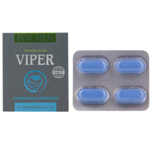 Cobeco Pharma Viper maisto papildas vyrams, 4 kapsulės