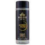HOT masažo aliejus, ambros ir muskuso kvapo, 100 ml