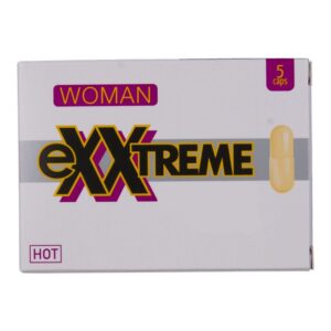 HOT EXXTREME LIBIDO CAPS maisto papildas moterims, 5 kapsulės