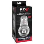 PDX ELITE Viewtube Plus permatomas masturbatorius 21 cm