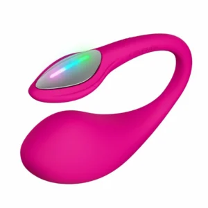 Lovense Lush 4 vibruojantis kiaušinėlis su LED uodegėle, rožinis