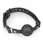 Easytoys burnos kaištis su galvos diržais, juodas, 5 cm