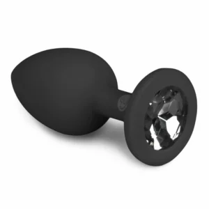 Easytoys Diamond analinis kaištis, juodas, 7 cm
