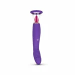 Easytoys klitorio stimuliatorius su vakuumine sistema, violetinis