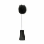 Easytoys botagas su plunksnomis, juodas, 39 cm