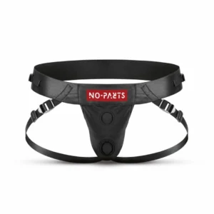 No-Parts Taylor strap-on diržai su dviem žiedais, juodi