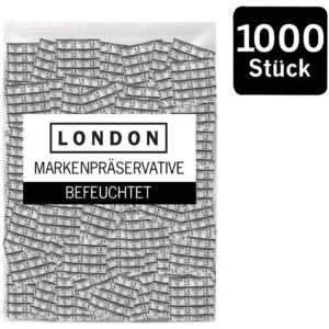 London Classic Transparent klasikinis prezervatyvas, 52 mm, 1000 vnt.
