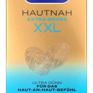 Durex Hautnah latekso prezervatyvas, itin didelis, 60 mm, 10 vnt.