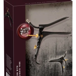fetish Collection medicininis skėtiklis su vamzdeliu, juodas, 15 cm
