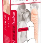 Realistixxx Double Fucker penio antgalis su vibracija, 18 cm