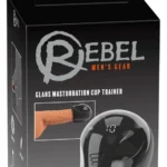 Rebel Glans Trainer Cup automatinis masturbatorius, juodas, 8 cm