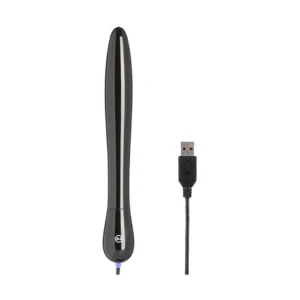 Doc Johnson Main Squeeze šildymo lazdelė, USB, juoda