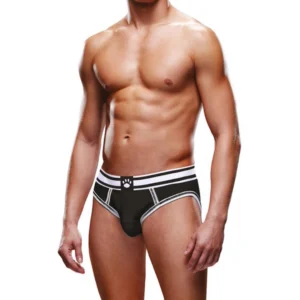 Prowler Open Brief atviros kelnaitės, juodos su balta, XL