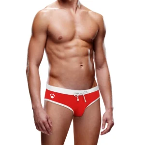 Prowler Swim Briefs M — raudonos su baltais akcentais