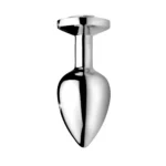 XR Brands Booty Sparks analinis kaištis su skaidriu kristalu, 7 cm