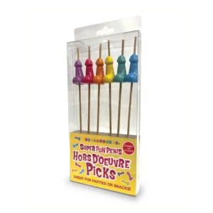 Little Genie Productions Party Picks smeigtukų rinkinys, 6 vnt., 18 cm