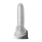 PerfectFitBrand Fat Boy penio antgalis su langelių tekstūra, 14 cm, pusiau skaidrus