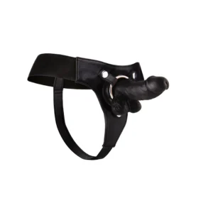 Ouch! by Shots reguliuojamas strap-on rinkinys su nuimamu dildo, 15 cm, kūno spalvos