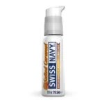 Swiss Navy Swirl sūdytos karamelės skonio vandens pagrindo lubrikantas, 30 ml