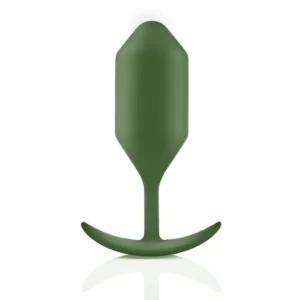 B-Vibe Snug Plug 4 analinis kaištis, žalias, 257 g