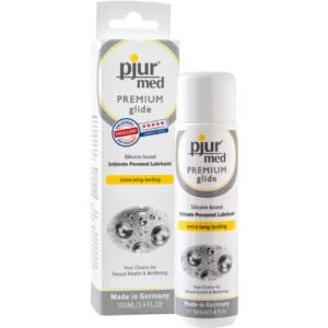 pjur MED Premium Glide silikono pagrindo lubrikantas, 100 ml