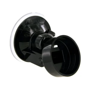 Fleshlight Shower Mount masturbatoriaus laikiklis su siurbtuku, juodas