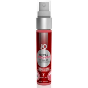 System Jo Nipple Titillator spenelių gelis, braškių aromato, 30 ml