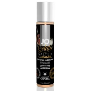 System Jo Gelato H2O vandens pagrindo lubrikantas, sūdytos karamelės, 30 ml