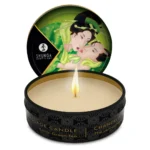 Shunga Zenitude masažo žvakė, žaliosios arbatos kvapo, 30 ml