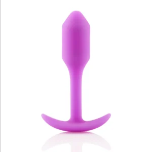 B-Vibe Snug Plug 1 analinis kaištis, fuksijų spalvos, 9,4 cm
