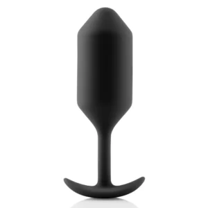 B-Vibe Snug Plug 3 analinis kaištis, juodas, 180 g