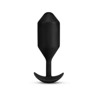 B-Vibe Snug 5 vibruojantis analinis kaištis, juodas, XL, 318 g