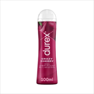 Durex Crazy Cherry vandens pagrindo lubrikantas, vyšnių kvapo, 100 ml