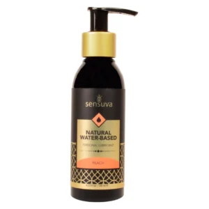 Sensuva Natural vandens pagrindo lubrikantas, persikų kvapo, 125 ml