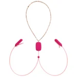 OhMiBod Sphinx vibruojantys spenelių spaustukai, juodi