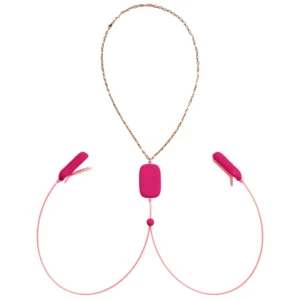 OhMiBod Sphinx vibruojantys spenelių spaustukai, juodi