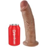 Pipedream King Cock realistinis dildo, 24 cm, karamelės spalvos