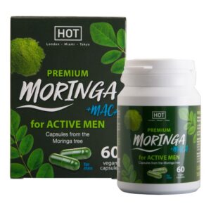 HOT Moringa Men maisto papildas vyrams, 60 kapsulių