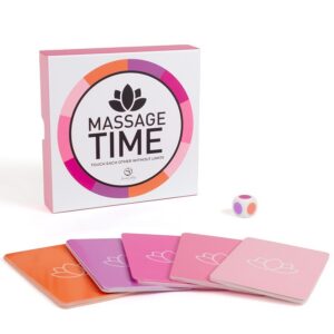Secret Play Massage Time kortų žaidimas poroms su masažo užduotimis