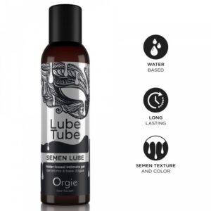 Orgie Lube Tube vandens pagrindo lubrikantas, spermos išvaizdos, 150 ml