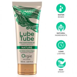 Orgie Lube Tube Nature vandens pagrindo lubrikantas, 150 ml