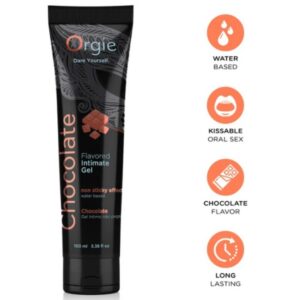 Orgie Lube Tube vandens pagrindo lubrikantas, šokolado skonio, 100 ml