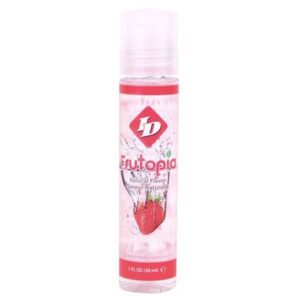 Id Lubricantes Frutopia vandens pagrindo lubrikantas, braškių skonio, 30 ml