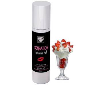 Eros-Art Sensattion vandens pagrindo lubrikantas, braškių su grietinėle, 50 ml