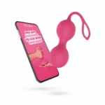 EasyConnect Stella vibruojantys Kėgelio kamuoliukai, rožiniai